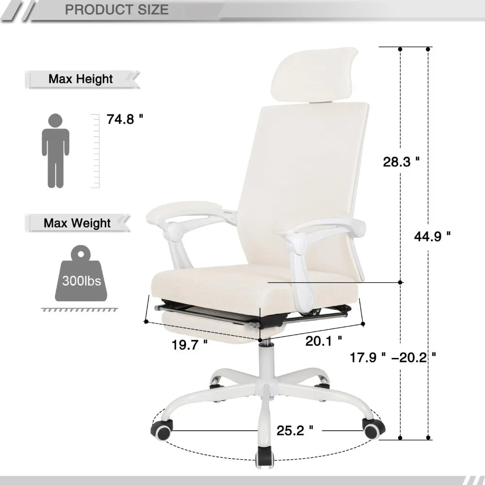 Transform your workspace with a Home Office Desk and Chair Set, featuring ergonomic design and ample storage options.